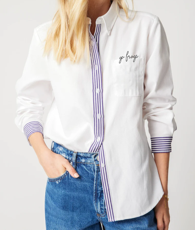 Custom Woven Button Down Long Sleeve