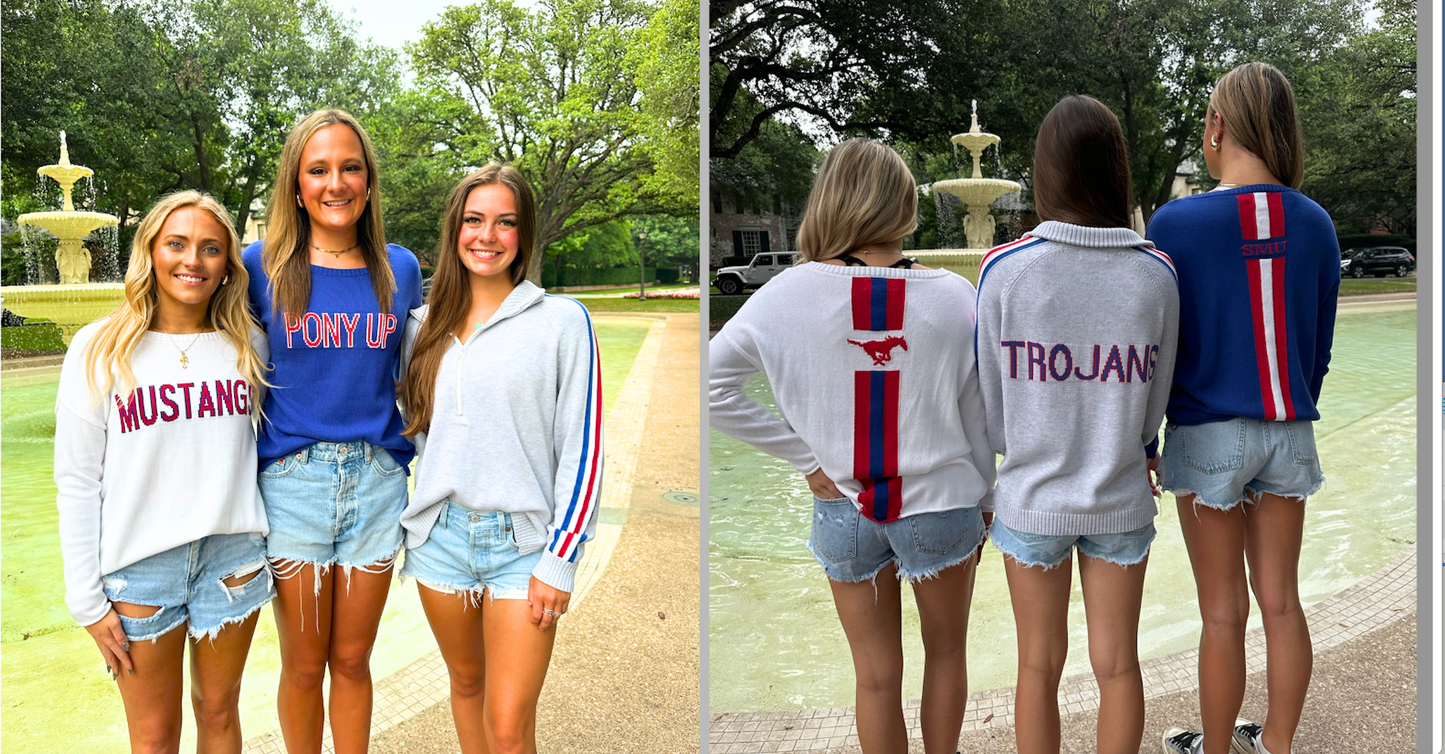 Licensed Collegiate SMU Sweaters