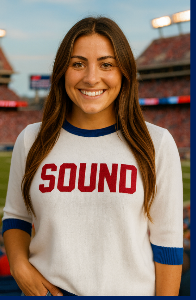 Short Sleeve Ringer Sweater