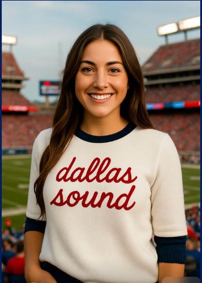 Short Sleeve Ringer Sweater