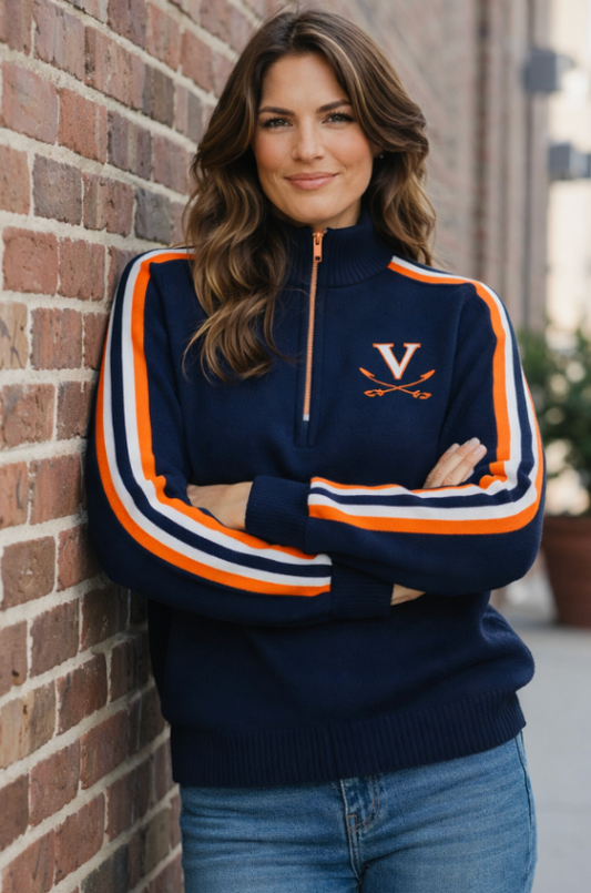 1/2 Zip Raglan Sweater