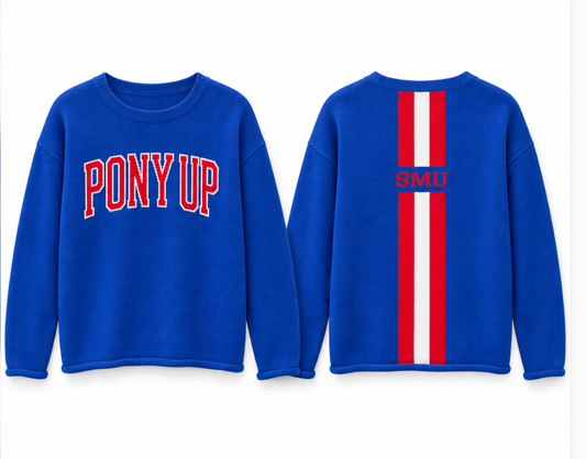 Rolled Crew Neck Sweater